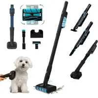 Cecotec 08399, Aspirateur à poussière 2 en 1, Sans sac, Noir, Sec, Mécanique, Batterie