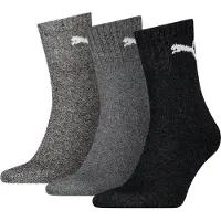 Puma Chaussettes unisexe Chaussettes Paquet de 3 femme - Gris - 39 / 42