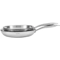 Valberg Lot De 2 Poêles Inox Triply 24 28cm