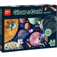 APLI - Zonnestelsel Glow in the dark puzzel + poster (104-de
