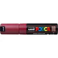 Uni-Ball Posca Marqueur pointe large biseautée Lie de vin