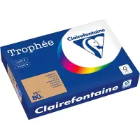 Clairefontaine Caramel A4 Papier couleur 160 g/m² (250 feuilles)