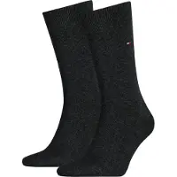 Tommy Hilfiger Chaussettes Classique Lot de 6 paires Anthracite Gris taille 43-46