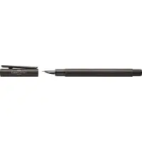 Faber-Castell Stylo-plume Neo Slim Aluminium noir EF (Gunmetal, Noir)