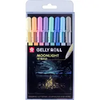Sakura Gelly Roll Moonlight 10 set Pastel | 8 couleurs