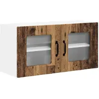 vidaXL Façade de lave-vaisselle Kalmar, bois vieilli, 80 x 31 x 40 cm