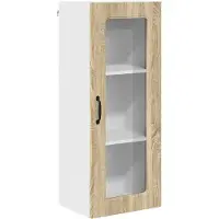 vidaXL Façade de lave-vaisselle Kalmar, chêne Sonoma, 40 x 31 x 100 cm
