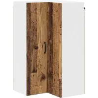 vidaXL Façade de lave-vaisselle Kalmar en bois vieilli 57 x 57 x 100 cm