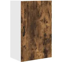 vidaXL Façade de lave-vaisselle Kalmar, chêne fumé, 50 x 31 x 80 cm