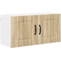 vidaXL Façade de lave-vaisselle Kalmar, chêne Sonoma, 80 x 31 x 40 cm