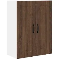 vidaXL Façade de lave-vaisselle Kalmar, aspect chêne brun, 60 x 31 x 80 cm