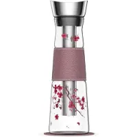 Eigenart Carafe Conique En Verre Filtre Intégré Eigenart - Eve Cherry Blossom