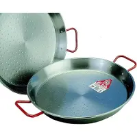 Garcima La Ideal Poêleà paella en acier poli 36 cm