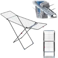 Kadax Séchoir à linge, vertical, stable, 18 m, pour les vêtements, pliable, pour le linge, grand