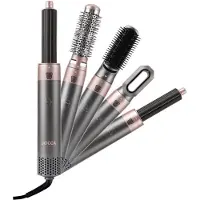 Jocca Brosse Soufflante 5en1 Sèche, Boucle, Lisse