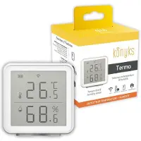 Konyks Thermomètre connecté Hygromètre Termo Blanc