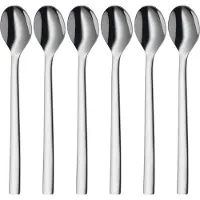 WMF Nuova Spoon-set Latte Macchiato 6 Pieces Argenté