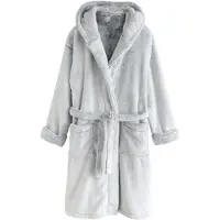 Next Peignoir long gris clair
