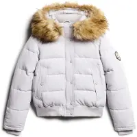 Superdry Veste d’hiver 'Everest' gris clair
