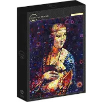 Grafika Puzzle Leonardo da Vinci: Lady with an Ermine, by Sally Rich - 1000 pièces