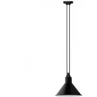 Lampe Gras Suspension , Noir, Salon / séjour, Métal