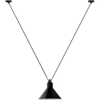 Lampe Gras Suspension , Noir, Salon / séjour, Métal