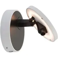 ANTIDARK Applique Murale , dimmable, Blanc, Chambre à coucher, Aluminium