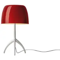 Foscarini Lumiere Lampe de Table Cherry | Aluminium | Piccola with dimmer