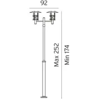 Norlys Luminaire Extérieur , Métallique, Métal