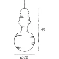 Design By Us Suspension , Paris 1920, dimmable, Blanc, Salon / séjour, Verre, Design