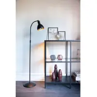 Halo Design Lampadaire , Gris, Salon / séjour, Métal