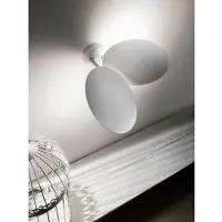 Lodes Applique Murale , dimmable, Blanc, Salon / séjour, Métal