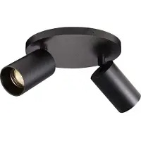 ANTIDARK Plafonnier , Noir, Salon / séjour, Aluminium