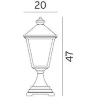 Norlys Luminaire Extérieur , Noir, Terrasse, Aluminium