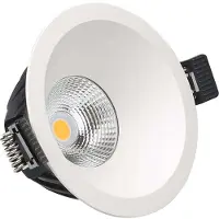 ANTIDARK Spots , dimmable, Blanc, Salon / séjour, Métal