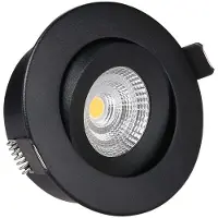ANTIDARK Spots , dimmable, Noir, Salon / séjour, Métal