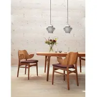 Warm Nordic Suspension , Opal Lamella, dimmable, Gris, Salle à manger, Métal, Vintage / rétro