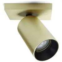 ANTIDARK Plafonnier , Or / laiton, Salon / séjour, Aluminium