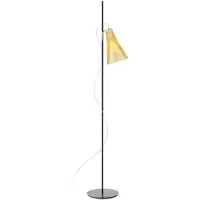 Kartell K-LUX Lampadaire Straw Yellow | Black