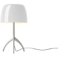 Foscarini Lumiere Lampe de Table White | Aluminium | Piccola with dimmer