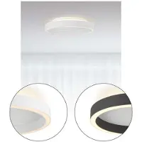 Halo Design Plafonnier , dimmable, Blanc, Chambre à coucher, Plastique