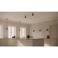 Nuura Applique Murale , Anoli Spot, dimmable, Noir, Salon / séjour, Métal, Scandinave