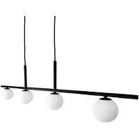 Dyberg Larsen Suspension , Alice, dimmable, Noir, Salon / séjour, Métal, Design