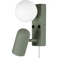 Globen Lighting Applique Murale , Vert, Salon / séjour, Verre