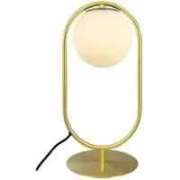 Dyberg Larsen Lampe de Table , Reims, Or / laiton, Salon / séjour, Laiton, Scandinave