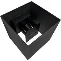 Dyberg Larsen Luminaire Extérieur , Venus, Noir, Aluminium, Scandinave