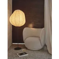 Ferm Living Lampadaire , Beige, Salon / séjour, Papier / carton