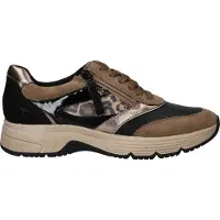 Tamaris Chaussure de sport à lacets 'Veterschoenen Laag' beige