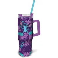 Disney Stainless Steel Stitch Xl Thermo Mug 940ml Violet Enfants
