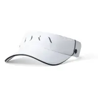Born Casquette de sport 'Visor' noir / blanc